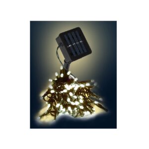 LEX 100er Solar LED-Lichterkette außen & innen  warmweiß 10m