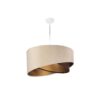 Pendelleuchte Hängeleuchte Kinga P Velours beige