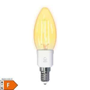 DELTACO SMART HOME Smarte E14 LED Filamentkerze LED Lampe für E14 Sockel 4