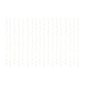NORDIC HOME LED Vorhang warmweiß für Fenster & Türen Indoor & Outdoor