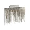 LED-Wandleuchte Waterfall Silberfarben