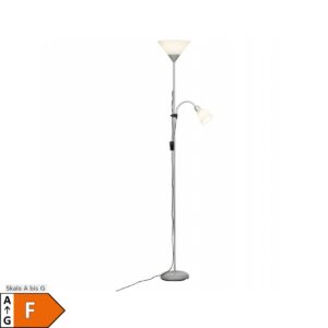 BRILLIANT Lampe Spari LED Deckenfluter Lesearm silber/weiß   1x LED-A60