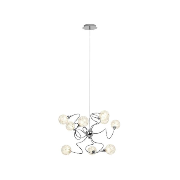 BRILLIANT Lampe Joya Pendelleuchte 9flg chrom   9x QT14