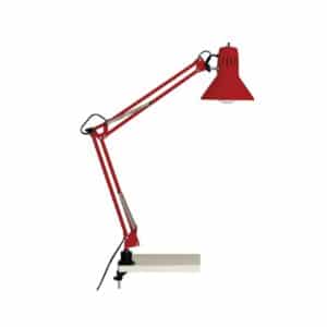 BRILLIANT Lampe Hobby Schreibtischklemmleuchte rot   1x A60