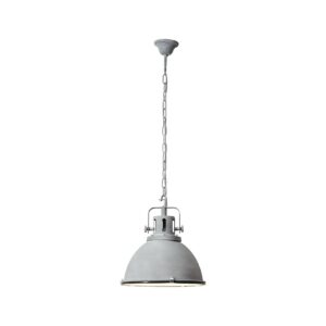 BRILLIANT Lampe Jesper Pendelleuchte 38cm Glas grau Beton   1x A60