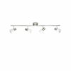 BRILLIANT Lampe Luca Spotrohr 4flg eisen/chrom/weiß   4x R50