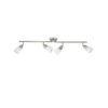 BRILLIANT Lampe Sofia Spotrohr 4flg eisen/chrom/weiß   4x D45