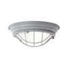 BRILLIANT Lampe Typhoon Wand- und Deckenleuchte 29cm grau Beton/weiß   1x A60