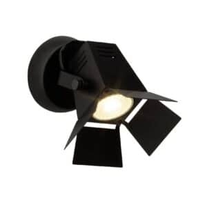 BRILLIANT Lampe Movie LED Wandspot schwarz matt   1x LED-PAR51