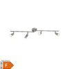 BRILLIANT Lampe Loona LED Spotrohr 4flg eisen   4x LED-PAR51