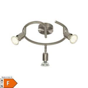 BRILLIANT Lampe Loona LED Spotspirale 3flg eisen   3x LED-PAR51