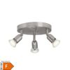 BRILLIANT Lampe Loona LED Spotrondell 3flg eisen   3x LED-PAR51