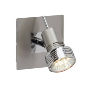 BRILLIANT Lampe Kassandra LED Wandspot eisen/chrom   1x LED-PAR51