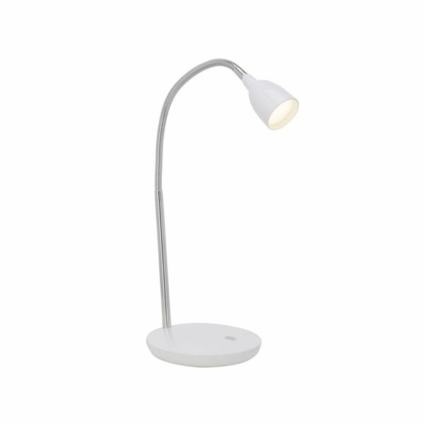 BRILLIANT Lampe Anthony LED Tischleuchte eisen/weiß   1x 2.4W LED integriert