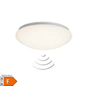 BRILLIANT Lampe Fakir LED Wand- und Deckenleuchte 32cm Bewegungsmelder weiß/warmweiß   1x 12W LED integriert (SMD)