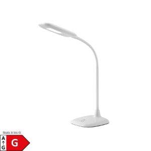 BRILLIANT Lampe Nele LED Tischleuchte Touchdimmer weiß   1x 5W LED integriert (SMD)