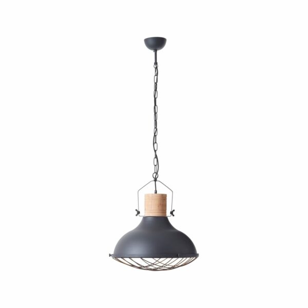 BRILLIANT Lampe Emma Pendelleuchte 47cm schwarz korund   1x A60