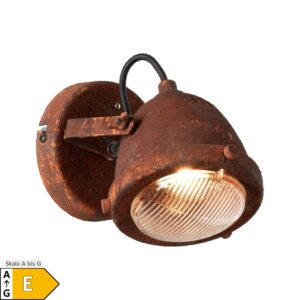 BRILLIANT Lampe Carmen LED Wandspot rostfarbend   1x LED-PAR51