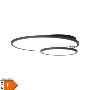BRILLIANT Lampe Bility LED Deckenaufbau-Paneel 61x45cm schwarz/weiß easyDim   1x 36W LED integriert