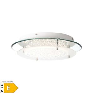 Brelight Lampe Jolene LED Wand- und Deckenleuchte 36cm chrom/transparent   1x 16W LED integriert