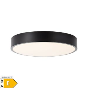 BRILLIANT Lampe Slimline LED Deckenleuchte 33cm weiß/schwarz   1x 12W LED integriert