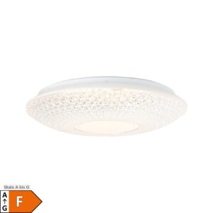 BRILLIANT Lampe Nunya LED Deckenleuchte 42cm weiß/chrom   1x 24W LED integriert