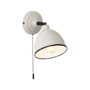 BRILLIANT Lampe Telio Wandleuchte Zugschalter grau/taupe   1x D45