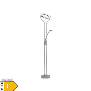 BRILLIANT Lampe Demian LED Deckenfluter Lesearm eisen/chrom   1x 18W LED integriert SMD
