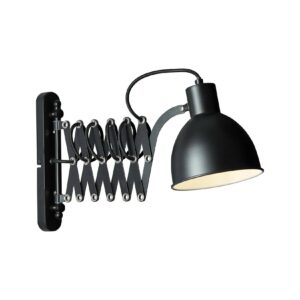 BRILLIANT Lampe Sandra 2 Wandleuchte schwarz matt   1x D45