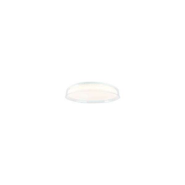 BRILLIANT Leanna LED Deckenleuchte 41cm transparent/weiß Tuya-App   1x LED integriert