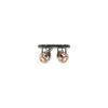 BRILLIANT Nikka Spotbalken 2flg schwarz/natur   2x D45