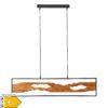 Brilliant LED Pendelleuchte 100cm Schwarz/Holz