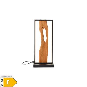 Brilliant  LED Tischleuchte 50cm Brilliant Tischlampe LED Tischlampe schwarz/holz