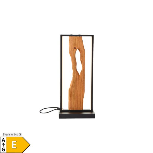 Brilliant  LED Tischleuchte 50cm Brilliant Tischlampe LED Tischlampe schwarz/holz