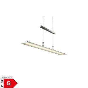 LED Pendelleuchte 20W 3000K warmweiß höhenverstellbar matt-nickel