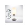 Tischleuchte Touch Schreibtischlampe Glas E27