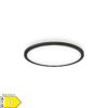 LED Panel Ø42cm ultra-flach Deckenleuchte rund 22W 3.000lm 4000K schwarz