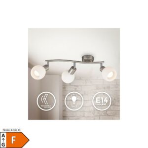 LED Spot Deckenleuchte 3x E14 5W 3.000K