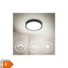 LED Deckenlampe 12W schwarz matt 4.000K 25cm
