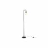 Stehlampe Retro Schwarz Metall Industrie E27