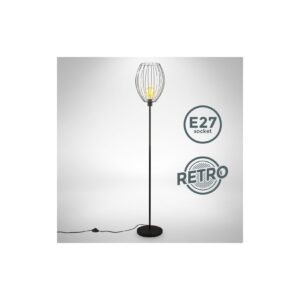 Stehlampe Retro Draht Metall Vintage E27 Industrie