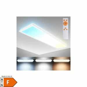 LED Deckenleuchte dimmbar Panel CCT indirektes Licht Wohnzimmer flach weiß 24W