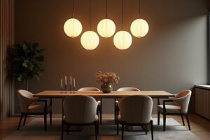 15 runde Esstisch-Lampen