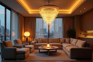 17 Wohnzimmerlampen Kristall Ideen
