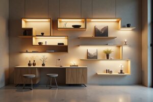 18 Wandregal mit Lampe Ideen