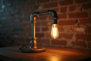 Rohrlampen: Industrieller Charme